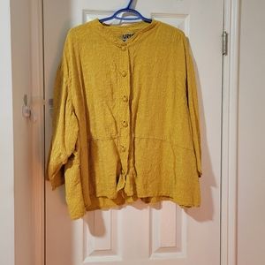 Vintage Yellow Blouse